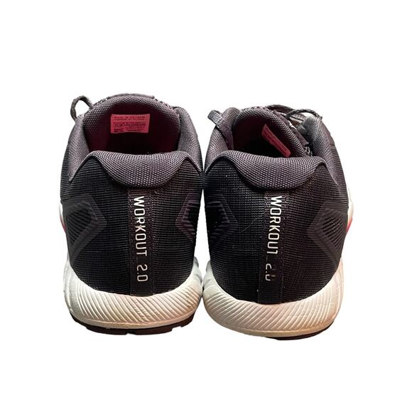 Reebok Women's‎ Workout 2.0 Cross-trainer Shoe Purple/White/Pink Size 11 - Picture 4 of 16